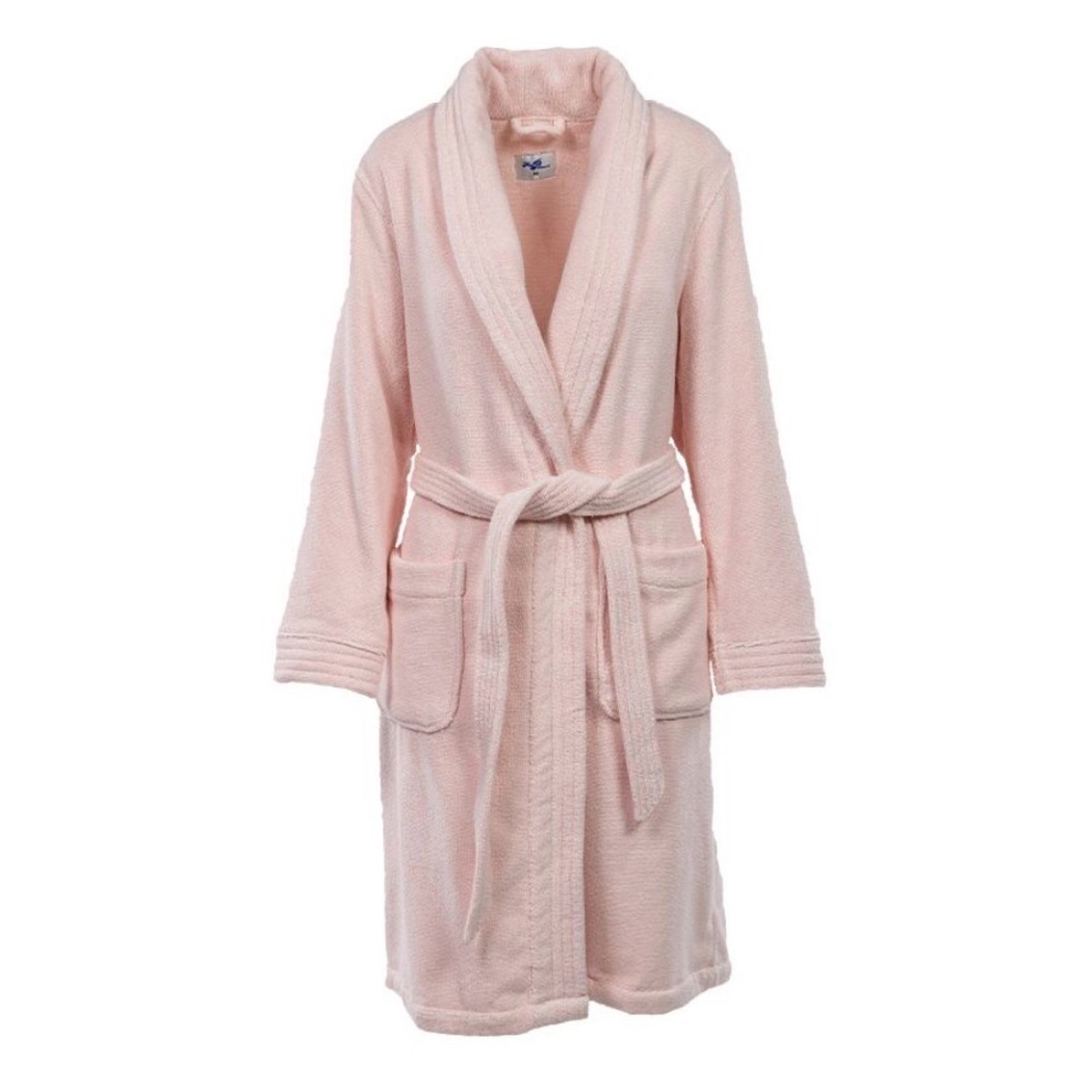 MyPillow Heavyweight Long Pink Bathrobe Size Medium